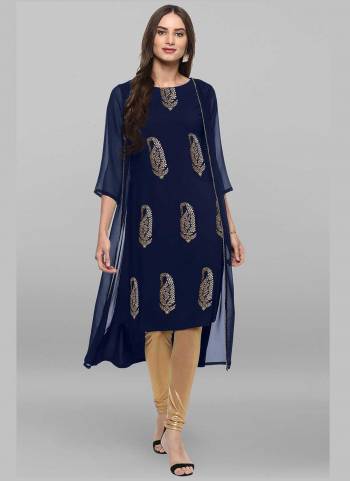 Grab These Beautiful Looking Readymade Long Kurti.These Kurti is Fabricated On Poly Crepe.Its Beautified With Designer Printed.