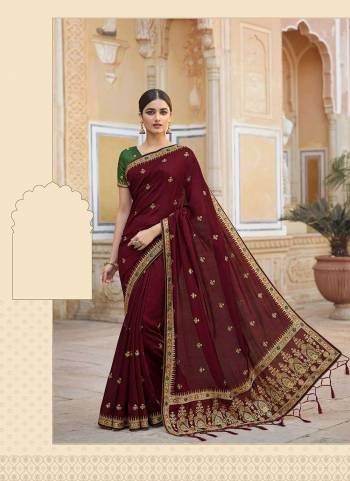 Attrective These Party Wear Saree in Fine Colored.These Saree And Blouse is Fabricated On Fancy Art Silk.Its Beautified With Heavy Designer Embroidery With Hand Work.