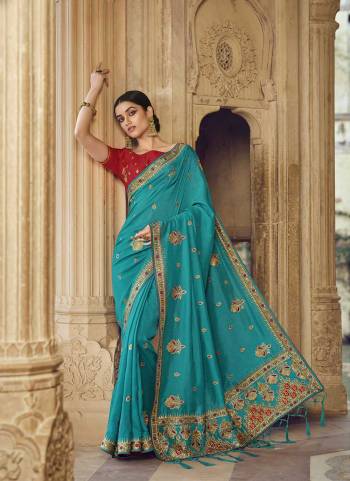 Attrective These Party Wear Saree in Fine Colored.These Saree And Blouse is Fabricated On Fancy Art Silk.Its Beautified With Heavy Designer Embroidery With Hand Work.