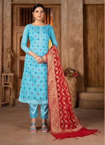 Grab These Suit in Fine Colored Pair With Bottom And Dupatta.These Top Are Banarasi Silk And Dupatta Are Fabricated On Banarasi Silk Pair With Santoon Bottom.Its Beautified With Santoon Inner.Its Beautified With Wevon Designer.