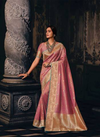 Attrective These Party Wear Saree in Fine Colored.These Saree And Blouse is Fabricated On Meena Tissue Silk.Its Beautified With Heavy Weaving Meenakari Designer.