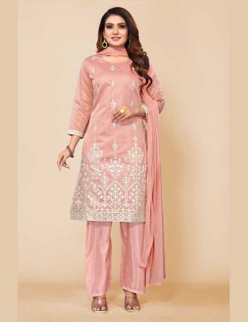 Grab These Readymade Suit in Fine Colored Pair With Bottom And Dupatta.These Top Are Chanderi Silk And Bottom Are Fabricated On Cotton Pair With Chiffon Dupatta.Its Beautified With Heavy Designer Embroidery Work.