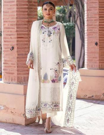 Attrective These Designer Suit in Fine Colored Pair With Bottom And Dupatta.These Top Are Faux Georgette And Dupatta Are Fabricated On Nazneen Pair With Santoon Bottom.Its Beautified With Santoon Inner.Its Beautified With Heavy Designer Embroidery Work.