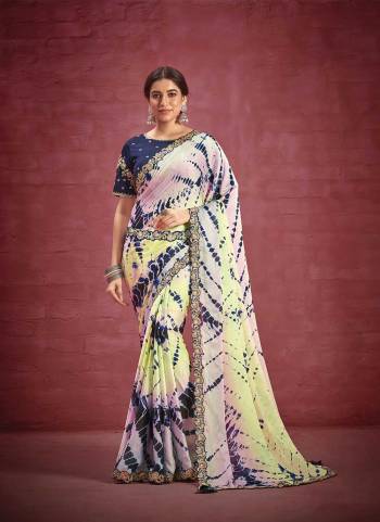 Look Attrective These Party Wear Saree in Fine Colored.These Saree Are Satin Silk And Blouse  is Fabricated On Raw Silk.Its Beautified With Heavy Designer Thread Embroidery Work.