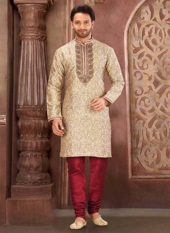 For A Festive Wear,Grab These Readymade Kurta With Chudidar Payjama Pair in Fine Colored.These Kurta Are Jameywar And Chudidar Are Fabricated on Art Silk Pair.Its Beautified With Jardosi And Machine Hand Work .