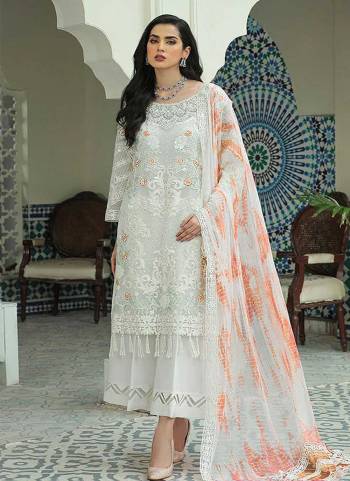 Attrective These Designer Suit in Fine Colored Pair With Bottom And Dupatta.These Top Are Georgette And Dupatta Are Fabricated On Nazneen Pair With Santoon Bottom.Its Beautified With Santoon Inner.Its Beautified With Designer Sequance Embroidery Work.