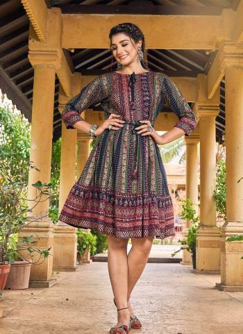 Attrective Looking These Beautiful Looking Readymade Kurti.These Kurti is Fabricated On Rayon.Its Beautified With Designer Printed.