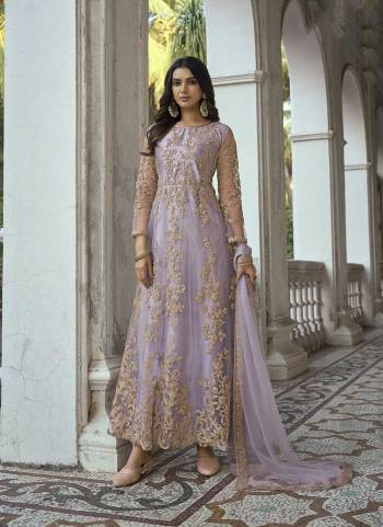 Attrective Looking These Special Suit in Fine Colored Pair With Bottom And Dupatta.These Top And Dupatta Are Fabricated On Butterfly Net Pair With Japan Satin Bottom.Its Beautified With Heavy Designer Embroidery Work.