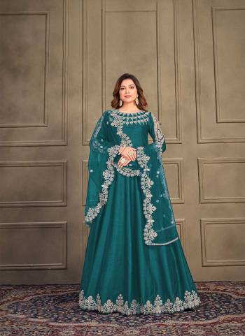 Grab These Anarkali Suit in Fine Colored Pair With Bottom And Dupatta.These Top Are Art Silk And Dupatta Are Fabricated On Net Pair With Santoon Bottom.Its Beautified With Santoon Inner.Its Beautified With Heavy Designer Embroidery Work.