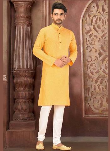 For A Festive Wear,Grab These Readymade Kurta With Chudidar Payjama Pair in Fine Colored.These Kurta Are Slub Cotton And Chudidar Are Fabricated on Cotton Pair.Its Beautified With Solid .