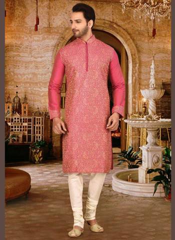 For A Festive Wear,Grab These Readymade Kurta With Chudidar Payjama Pair in Fine Colored.These Kurta Are Cotton Silk And Chudidar Are Fabricated on Cotton Silk Pair.Its Beautified With Heavy Designer Embroidery Work .