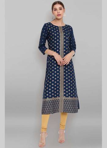 Grab These Beautiful Looking Readymade Long Kurti.These Kurti is Fabricated On Rayon.Its Beautified With Designer Ethnic Motifs Printed.