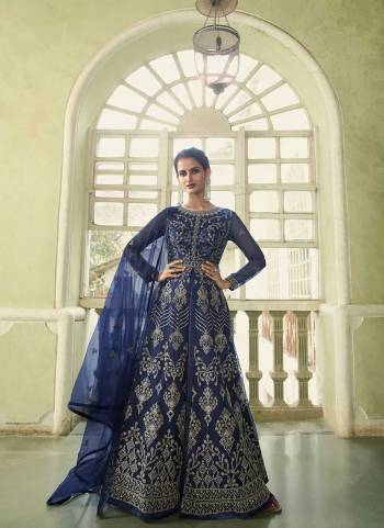 Garb These Party Wear Suit in Fine Colored Pair With Bottom And Dupatta.These Top And Dupatta Are Fabricated On Butterfly Net Pair With Satin Bottom.Its Beautified With Satin Inner.Its Beautified With Heavy Designer Embroidery Work.