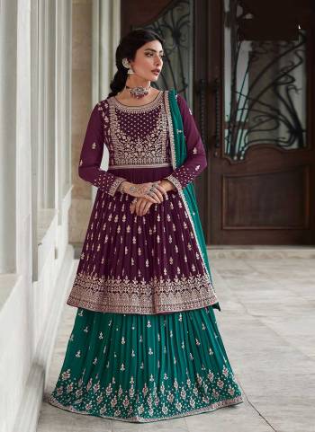 Attrective These Party Wear Sharara Suit in Fine Colored Pair With Bottom And Dupatta.These Top And Dupatta Are Fabricated On Georgette Pair With Georgette Bottom.Its Beautified With Santoon Inner.Its Beautified With Heavy Designer Embroidery Work.