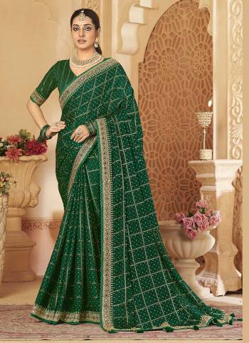 Grab These Festive Wear Saree in Fine Colored.These Saree Are Miss India Silk And Blouse is Fabricated On Cotton Silk.Its Beautified With Designer Bandhani Printed,Sequance,Mirror Embroidery Work.