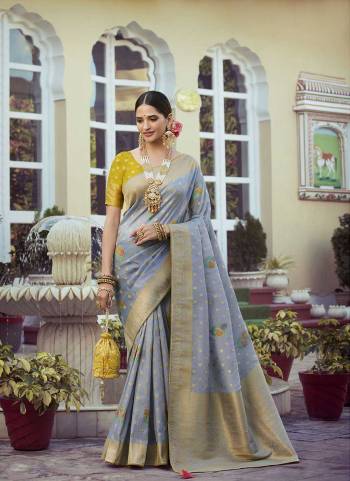 Attrective These Party Wear Saree in Fine Colored.These Saree And Blouse is Fabricated On Art Silk.Its Beautified With Heavy Weaving Meenakari Designer.