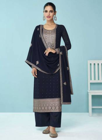 Attrective These Party Wear Plazzo Suit in Fine Colored Pair With Bottom And Dupatta.These Top And Dupatta Are Fabricated On Faux Georgette Pair With Faux Georgette Bottom.Its Beautified With Santoon Inner.Its Beautified With Heavy Designer Embroidery Work.