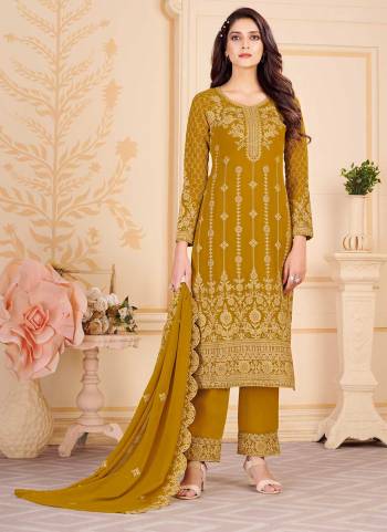 Grab These Suit in Fine Colored Pair With Bottom And Dupatta.These Top And Dupatta Are Fabricated On Faux Georgette Pair With Georgette Bottom.Its Beautified With Santoon Bottom.Its Beautified With Heavy Designer Embroidery Work.