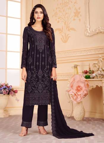 Grab These Suit in Fine Colored Pair With Bottom And Dupatta.These Top And Dupatta Are Fabricated On Faux Georgette Pair With Georgette Bottom.Its Beautified With Santoon Bottom.Its Beautified With Heavy Designer Embroidery Work.