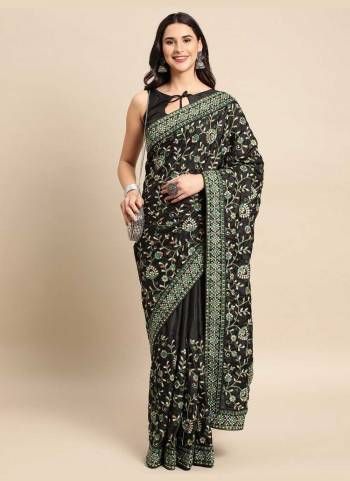 Garb These Fancy Saree in Fine Colored.These Saree And Blouse is Fabricated On Vichitra Silk Pair.Its Beautified With Heavy Designer Multy Thread Embroidery Work.