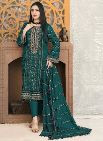 Attrective These Designer Suit in Fine Colored Pair With Bottom And Dupatta.These Top Are Faux Georgette And Dupatta Are Fabricated On Nazneen Pair With Santoon Bottom.Its Beautified With Santoon Inner.Its Beautified With Heavy Designer Embroidery Work.