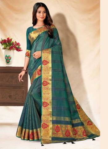 Garb This Party Wear Saree Are Fine Saree Paired With Blouse.This Saree And Blouse Are Neera Banarasi Silk Fabric With Wevon Pallu Border Designer,Thread Embroidery Work. Buy This Pretty Saree Now.