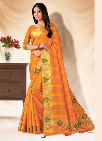 Garb This Party Wear Saree Are Fine Saree Paired With Blouse.This Saree And Blouse Are Neera Banarasi Silk Fabric With Wevon Pallu Border Designer,Thread Embroidery Work. Buy This Pretty Saree Now.