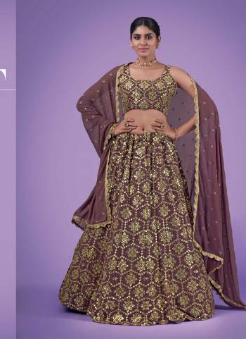 For A Designer Look,Grab These Lehenga Choli in Fine Colored.These Lehenga And Blouse Are Fabricated On Georgette Pair With Georgette Dupatta.Its Beautified With Designer Jari,Sequance Embroidery Work.