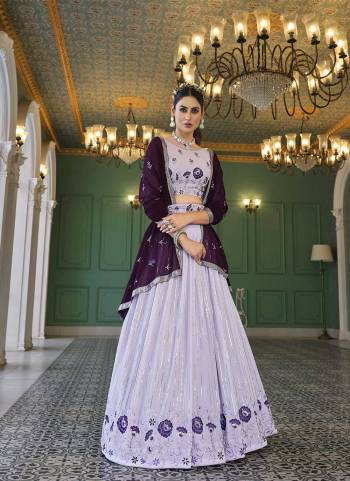 A Designer Look,Grab These Lehenga Choli in Fine Colored.These Lehenga And Blouse Are Fabricated On Georgette Pair With Georgette Dupatta.Its Beautified With Thread,Sequance Embroidery Work.