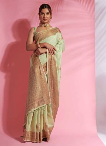 Look Attrective These Party Wear Saree in Fine Colored.These Saree And Blouse  is Fabricated On Modal Cotton.Its Beautified With Heavy Wevon Designer.