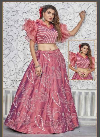 For A Designer Look,Grab These Stitched Lehenga Choli in Fine Colored.These Lehenga And Blouse Are Fabricated On Silk Pair.Its Beautified With Designer Heavy Embroidery Work.