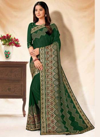 Garb This Party Wear Saree Are Fine Saree Paired With Blouse.This Saree And Blouse Are Georgette Fabric With Designer Thread,Jari Embroidery Work. Buy This Pretty Saree Now.