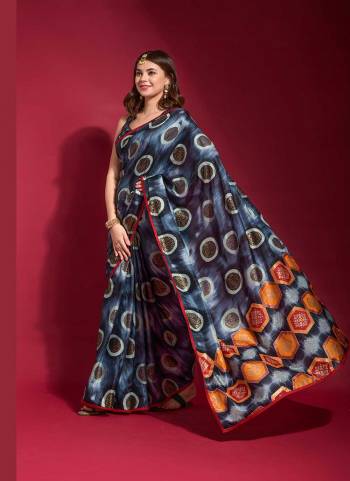 Attrective Look These Saree in Fine Colored.These Saree And Blouse is Smooth Silk Fabricated.Its Beautified With Designer Printed With Emboss Foil Printed.