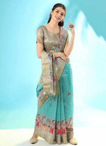 Attrective These Festive Wear Saree in Fine Colored.These Saree And Blouse is Fabricated On Silk.Its Beautified With Weavon Pallu Border With Ghicha Pallu Printed.