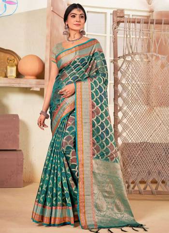 Attrective These Party Wear Saree in Fine Colored.These Saree And Blouse is Fabricated On Organza.Its Beautified With Weavon Designer With Swarovski Work.