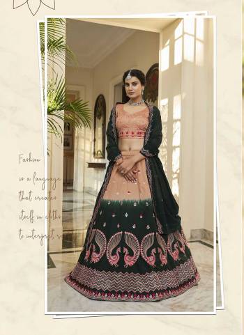 For A Designer Look,Grab These Lehenga Choli in Fine Colored.These Lehenga And Blouse Are Fabricated On Art Silk Pair With Georgette Dupatta.Its Beautified With Designer Thread,Sequance, Mirror Embroidery Work.