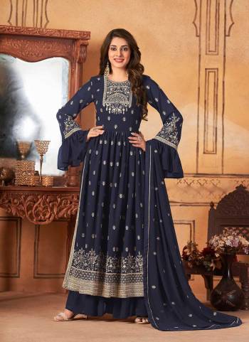 Grab These Designer Suit in Fine Colored Pair With Bottom And Dupatta.These Top And Dupatta Are Fabricated On Faux Georgette Pair With Santoon Bottom.Its Beautified With Santoon Inner.Its Beautified With Heavy Designer Jari,Sequance Embroidery Work.