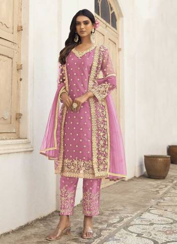 Attrective Looking These Special Suit in Fine Colored Pair With Bottom And Dupatta.These Top,Bottom And Dupatta Are Fabricated On Butterfly Net Pair With Japan Satin Inner.Its Beautified With Heavy Designer Embroidery Work.