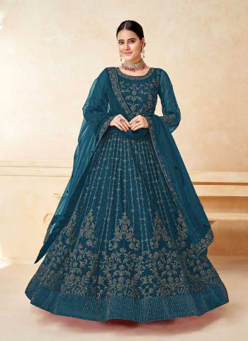 Grab These Designer Anarkali Suit in Fine Colored Pair With Bottom And Dupatta.These Top And Dupatta Are Fabricated On Net Pair With Santoon Bottom.Its Beautified With Santoon Inner.Its Beautified With Heavy Designer Embroidery Work.