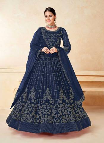 Grab These Designer Anarkali Suit in Fine Colored Pair With Bottom And Dupatta.These Top And Dupatta Are Fabricated On Net Pair With Santoon Bottom.Its Beautified With Santoon Inner.Its Beautified With Heavy Designer Embroidery Work.