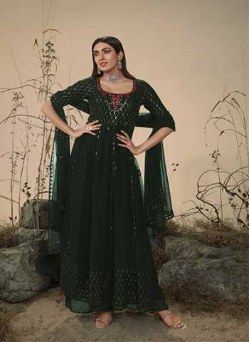 Grab These Beautiful Looking Readymade Designer Plazzo Suits.These Suits is Top Bottom And Dupatta Is Fabricated On Georgette.Its Beautified With Thread And Sequance Embroidery Work.