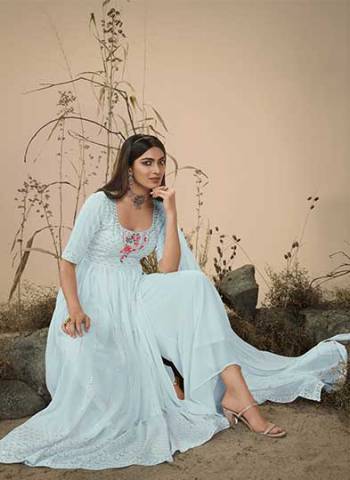 Grab These Beautiful Looking Readymade Designer Plazzo Suits.These Suits is Top Bottom And Dupatta Is Fabricated On Georgette.Its Beautified With Thread And Sequance Embroidery Work.