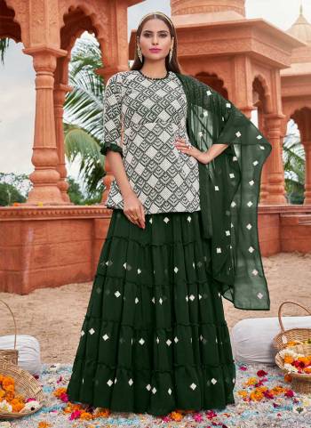 Grab These Designer Free Size Stitched Skirt Suit in Fine Colored Pair With Bottom And Dupatta.These Top And Dupatta Are Fabricated On Faux Georgette Pair With Faux Georgette Bottom.Its Beautified With Micro Row Silk Inner.Its Beautified With Heavy Designer Cotton Embroidery Work.