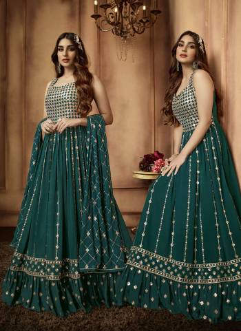 Attrective These Anarkali Suit in Fine Colored Pair With Bottom And Dupatta.These Top And Dupatta Are Fabricated On Georgette Pair With Satin Silk Bottom.Its Beautified With Santoon Inner.Its Beautified With Heavy Designer Embroidery Work.