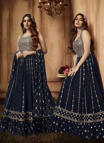 Attrective These Anarkali Suit in Fine Colored Pair With Bottom And Dupatta.These Top And Dupatta Are Fabricated On Georgette Pair With Satin Silk Bottom.Its Beautified With Santoon Inner.Its Beautified With Heavy Designer Embroidery Work.