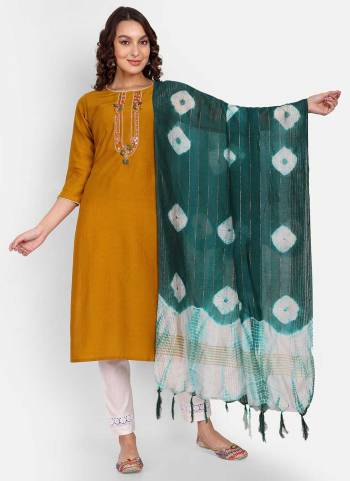 Grab These Beautiful Looking Readymade Suits.These Top Are Viscose And Botton is Fabricated On Cotton And Dupatta Are Chanderi.Its Beautified With Designer Printed,With Hand Mirror Work.