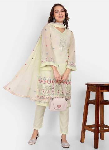 Attrective These Beautiful Looking Readymade Suits.These Top Are Georgette And Botton is Fabricated On Georgette And Dupatta Are Georgette.Its Beautified With Designer  Multy Thread ,Sequance Embroidery Work.