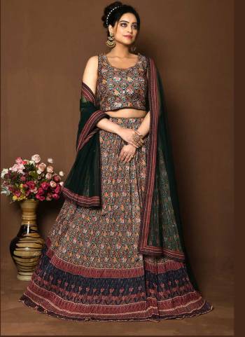 For A Designer Look,Grab These Readymade Lehenga Choli in Fine Colored.These Lehenga Are Georgette And Blouse Are Fabricated On Russion Silk Pair With Net Dupatta.Its Beautified With Designer Digital Printed,Crochet And Crush.