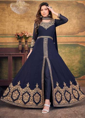 Grab These Designer Suit in Fine Colored Pair With Bottom And Dupatta.These Top And Dupatta Are Fabricated On Faux Georgette Pair With Santoon Bottom.Its Beautified With Santoon Inner.Its Beautified With Heavy Designer Embroidery Work.