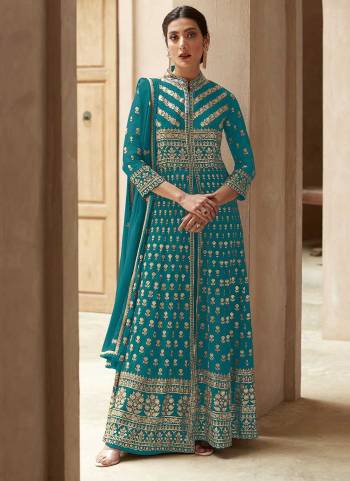 Attrective These Designer Anarkali Suits in Fine Colored Pair With Dupatta.These Top Are Faux Georgette And Dupatta Are Fabricated On Faux Georgette Pair With Santoon Inner.Its Beautified With Heavy Designer Sequance Embroidery Work.